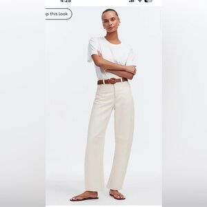 Madewell Darted Barrel Jeans